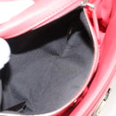 FENDI Chain Shoulder Bag Leather Pink Silver Auth 125738-22