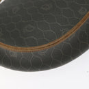 Christian Dior Honeycomb Canvas Shoulder Bag PVC Green Gold Auth 125741-9