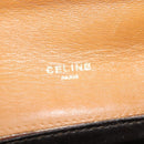 CELINE Macadam Canvas Shoulder Bag Beige Gold Auth 125742-18