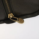 CELINE Shoulder Bag Leather Green Gold Auth 125743-10