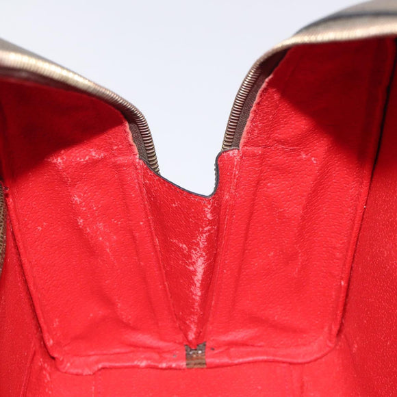 CELINE Shoulder Bag Leather Green Gold Auth 125743