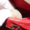 CELINE Shoulder Bag Leather Green Gold Auth 125743-12