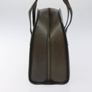 CELINE Shoulder Bag Leather Green Gold Auth 125743-4