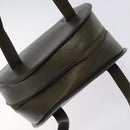 CELINE Shoulder Bag Leather Green Gold Auth 125743-6