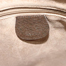 GUCCI GG Supreme Web Sherry Line Bag PVC Beige Gold 001 123 6177 Auth 125752-15