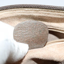 GUCCI GG Supreme Web Sherry Line Bag PVC Beige Gold 001 123 6177 Auth 125752-21