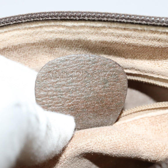 GUCCI GG Supreme Web Sherry Line Bag PVC Beige Gold 001 123 6177 Auth 125752