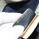 GUCCI GG Supreme Sherry Line Hand Bag PVC Navy Gold Red 69 02 007 Auth 125754-21