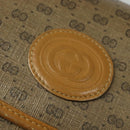 GUCCI Micro GG Supreme Shoulder Bag PVC Beige Gold 41 02 079 Auth 125755-14