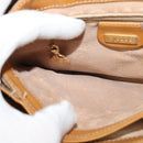 GUCCI Micro GG Supreme Shoulder Bag PVC Beige Gold 41 02 079 Auth 125755-19