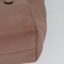 GUCCI Hand Bag Leather 2way Pink Gold 368827 Auth 125758-13