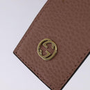 GUCCI Hand Bag Leather 2way Pink Gold 368827 Auth 125758-15