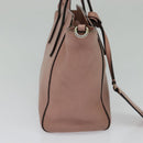 GUCCI Hand Bag Leather 2way Pink Gold 368827 Auth 125758-4