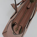 GUCCI Hand Bag Leather 2way Pink Gold 368827 Auth 125758-6