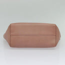 GUCCI Hand Bag Leather 2way Pink Gold 368827 Auth 125758-9