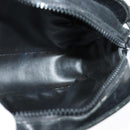 CELINE Macadam Canvas Shoulder Bag Suede Black Gold Auth 125764-18