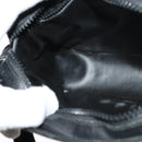 CELINE Macadam Canvas Shoulder Bag Suede Black Gold Auth 125764-19