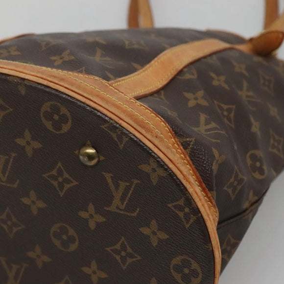 LOUIS VUITTON Monogram Bucket GM Shoulder Bag M42236 LV Auth 125768
