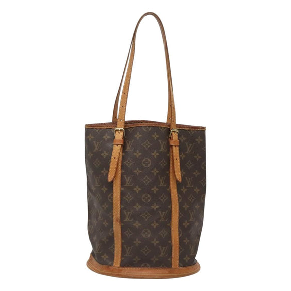 LOUIS VUITTON Monogram Bucket GM Shoulder Bag M42236 LV Auth 125768