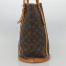 LOUIS VUITTON Monogram Bucket GM Shoulder Bag M42236 LV Auth 125768-4