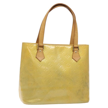 LOUIS VUITTON Monogram Vernis Houston Hand Bag Gris M91053 LV Auth 125776