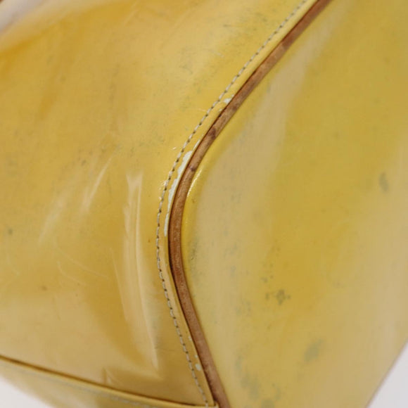 LOUIS VUITTON Monogram Vernis Houston Hand Bag Gris M91053 LV Auth 125776