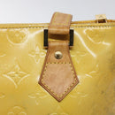 LOUIS VUITTON Monogram Vernis Houston Hand Bag Gris M91053 LV Auth 125776-17