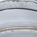 LOUIS VUITTON Monogram Vernis Houston Hand Bag Gris M91053 LV Auth 125776-10