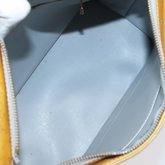 LOUIS VUITTON Monogram Vernis Houston Hand Bag Gris M91053 LV Auth 125776