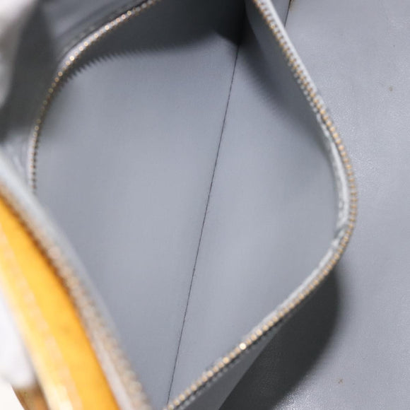 LOUIS VUITTON Monogram Vernis Houston Hand Bag Gris M91053 LV Auth 125776