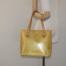 LOUIS VUITTON Monogram Vernis Houston Hand Bag Gris M91053 LV Auth 125776-23