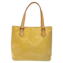 LOUIS VUITTON Monogram Vernis Houston Hand Bag Gris M91053 LV Auth 125776-2