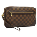 LOUIS VUITTON Damier Ebene Orsay Clutch Bag SPO LV Auth 125777-1