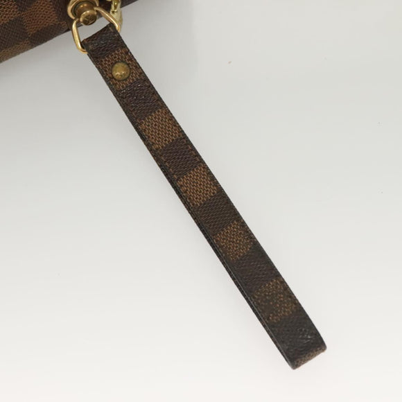LOUIS VUITTON Damier Ebene Orsay Clutch Bag SPO LV Auth 125777