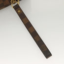 LOUIS VUITTON Damier Ebene Orsay Clutch Bag SPO LV Auth 125777-8