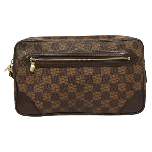 LOUIS VUITTON Damier Ebene Orsay Clutch Bag SPO LV Auth 125777