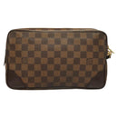 LOUIS VUITTON Damier Ebene Orsay Clutch Bag SPO LV Auth 125777-2