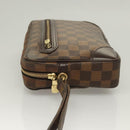 LOUIS VUITTON Damier Ebene Orsay Clutch Bag SPO LV Auth 125777-4