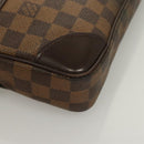 LOUIS VUITTON Damier Ebene Orsay Clutch Bag SPO LV Auth 125777-7