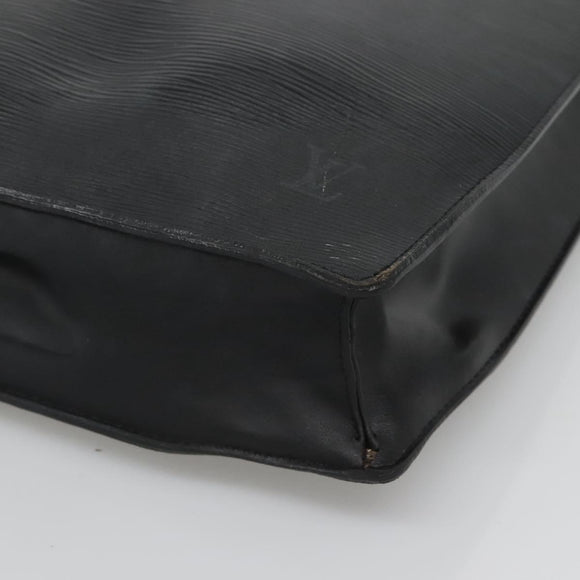 LOUIS VUITTON Epi Sac Plat Hand Bag Black M59082 LV Auth 125778