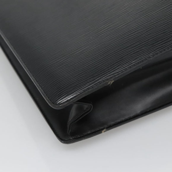 LOUIS VUITTON Epi Sac Plat Hand Bag Black M59082 LV Auth 125778