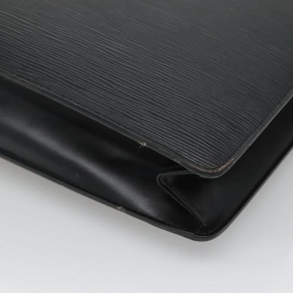 LOUIS VUITTON Epi Sac Plat Hand Bag Black M59082 LV Auth 125778