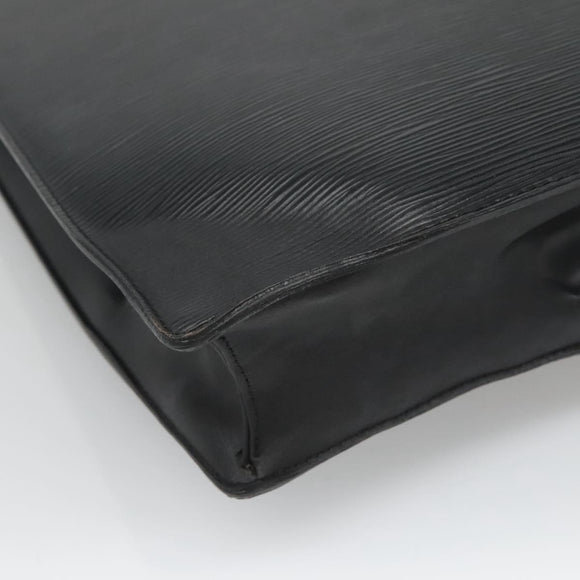 LOUIS VUITTON Epi Sac Plat Hand Bag Black M59082 LV Auth 125778