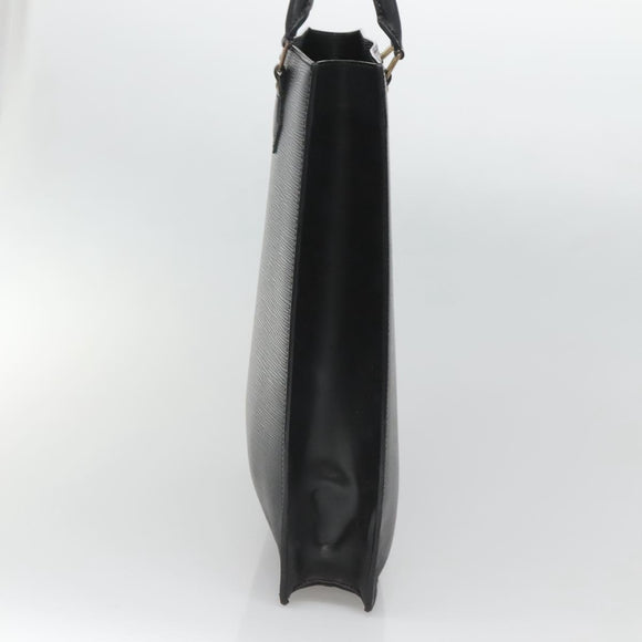 LOUIS VUITTON Epi Sac Plat Hand Bag Black M59082 LV Auth 125778