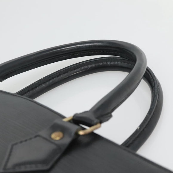 LOUIS VUITTON Epi Sac Plat Hand Bag Black M59082 LV Auth 125778