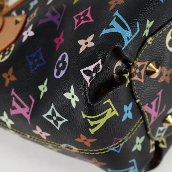 LOUIS VUITTON Multicolor Annie GM Shoulder Bag Black M40304 LV Auth 125796SAV