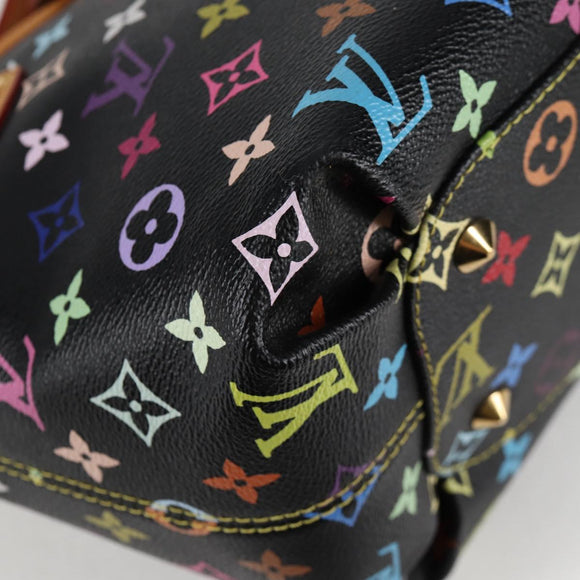 LOUIS VUITTON Multicolor Annie GM Shoulder Bag Black M40304 LV Auth 125796V