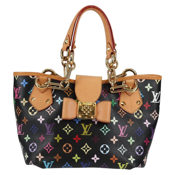 LOUIS VUITTON Multicolor Annie GM Shoulder Bag Black M40304 LV Auth 125796V