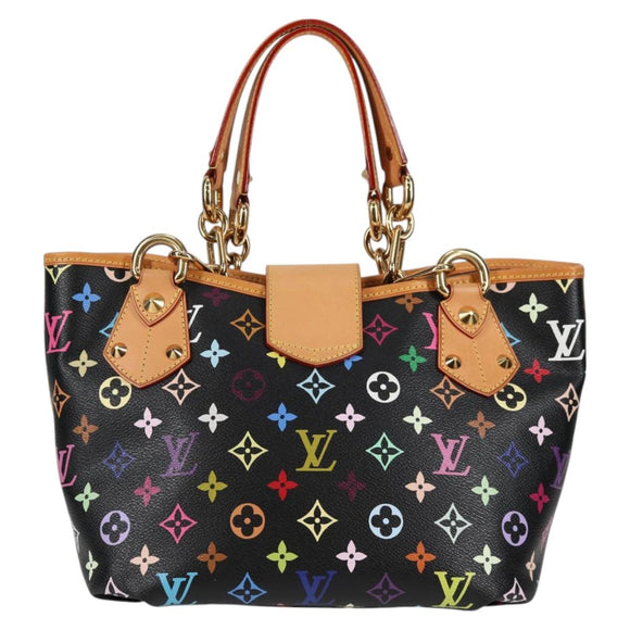 LOUIS VUITTON Multicolor Annie GM Shoulder Bag Black M40304 LV Auth 125796V