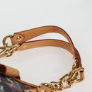 LOUIS VUITTON Multicolor Annie GM Shoulder Bag Black M40304 LV Auth 125796V-8